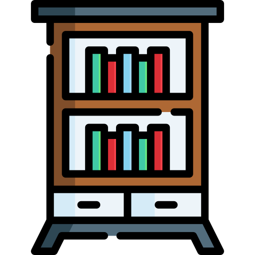 Книжная полка бесплатно иконка