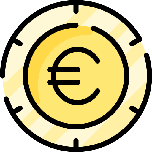 euro icono gratis