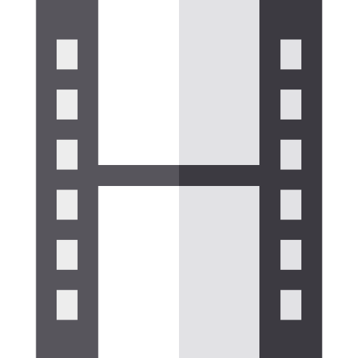 tira de filme grátis ícone