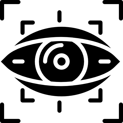 escaneo de ojos icono gratis