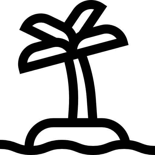 Island Basic Straight Lineal icon