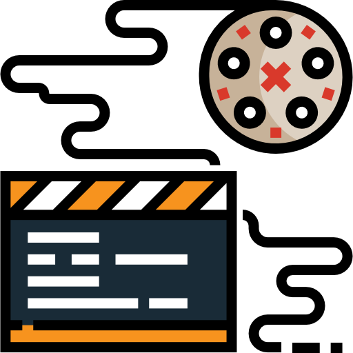 Cinema Detailed Straight Lineal Color Icon