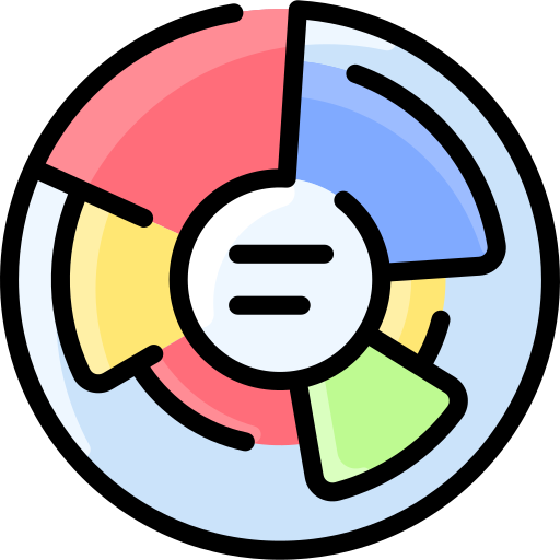 Pie chart free icon