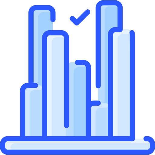 gráfico de barras icono gratis