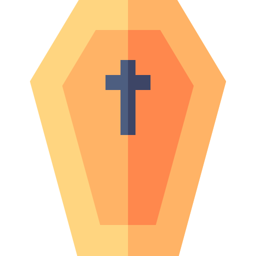 Coffin Basic Straight Flat icon