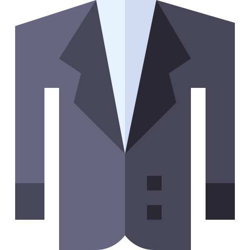 Suit Basic Straight Flat icon