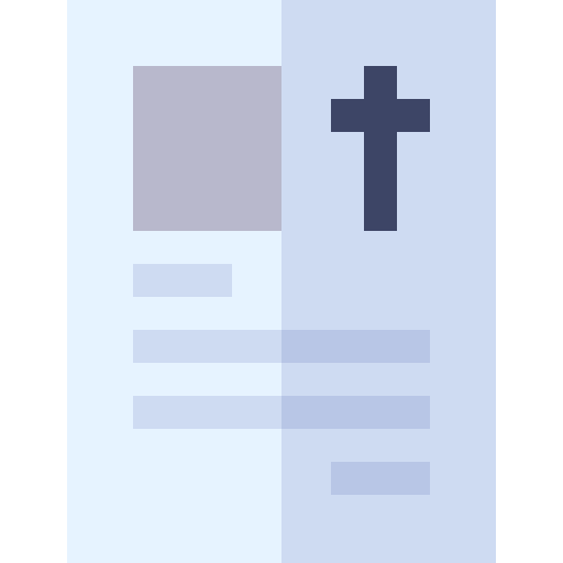 Obituary free icon
