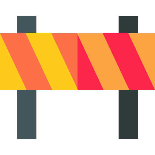 Barrier Basic Straight Flat Icon