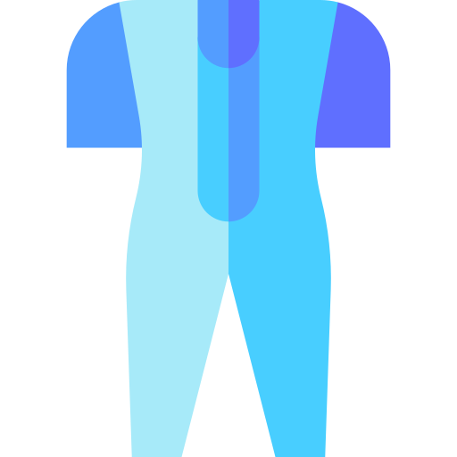 Diving suit Basic Straight Flat icon