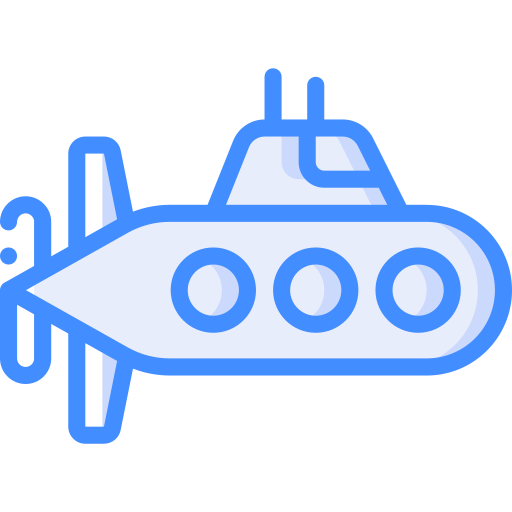 Submarine Basic Miscellany Blue icon