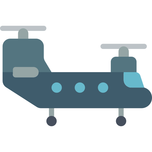 Helicopter Basic Miscellany Flat icon