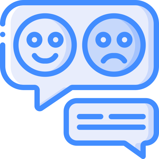 Emojis Basic Miscellany Blue icon