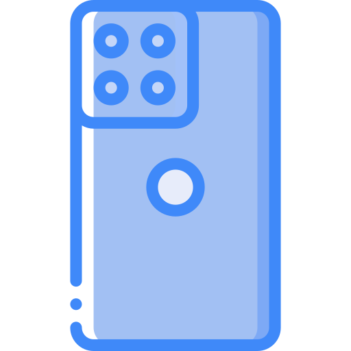 Phone camera Basic Miscellany Blue icon