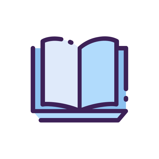 libro abierto icono gratis