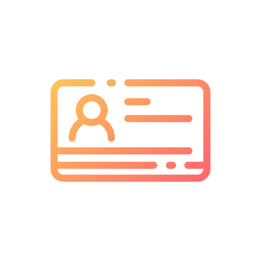 tarjeta de visitante icono gratis