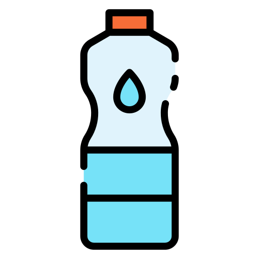 Water bottle Good Ware Lineal Color icon