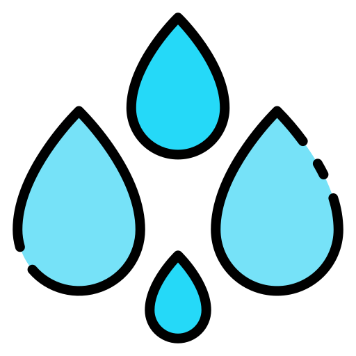 gotas de agua icono gratis