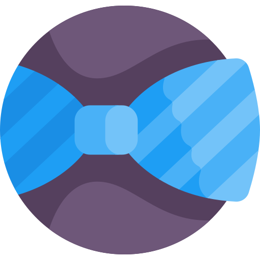 corbata de moño icono gratis