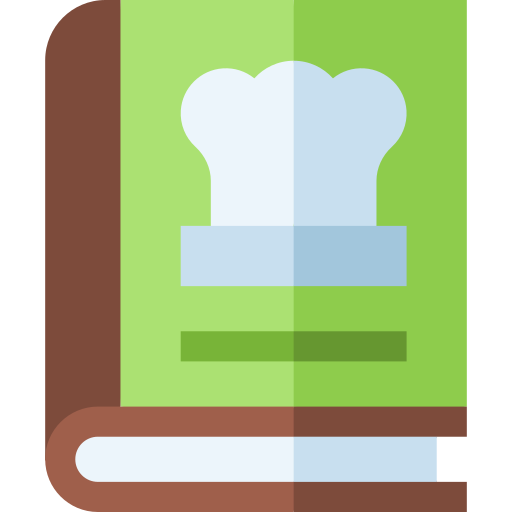 libro de recetas icono gratis