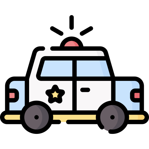 carro de policia grátis ícone