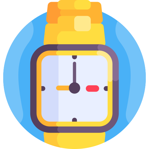 reloj de pulsera icono gratis