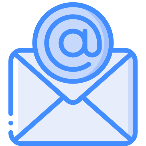 Email Basic Miscellany Blue icon