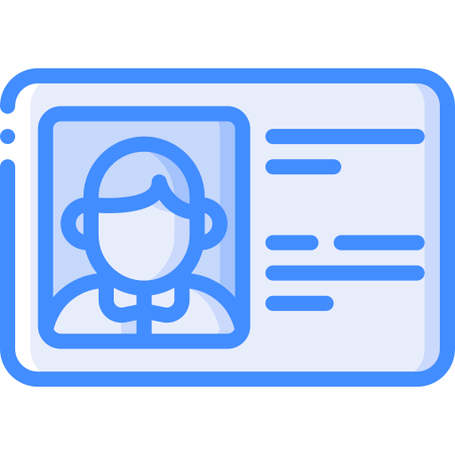 tarjeta de visita icono gratis