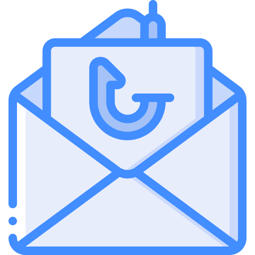 Mail Basic Miscellany Blue icon