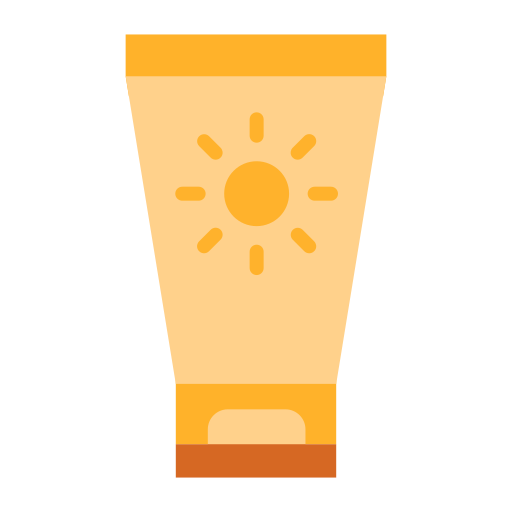 Sun cream Good Ware Flat icon