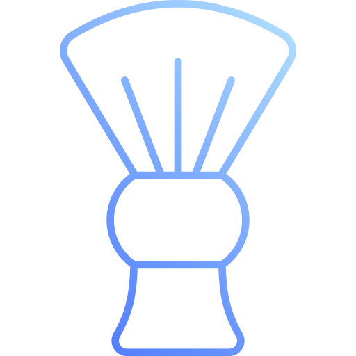 brocha de afeitar icono gratis