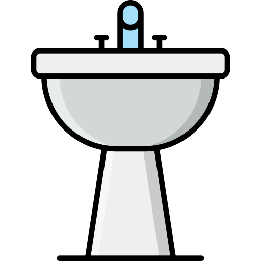 Hair wash sink Generic Outline Color icon