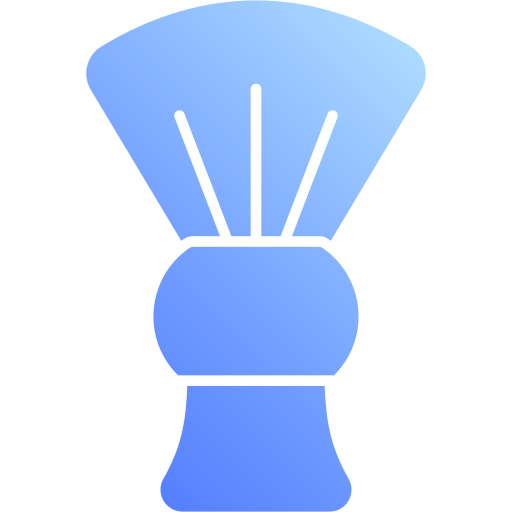 brocha de afeitar icono gratis