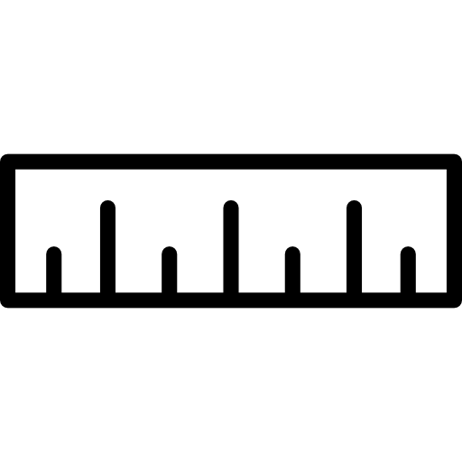 Ruler Basic Miscellany Lineal icon