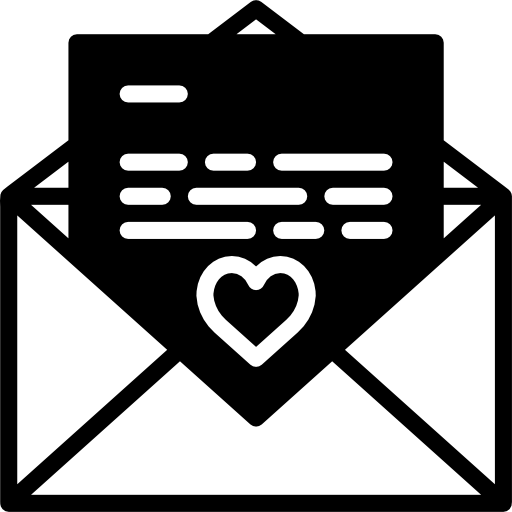 Love letter - Free communications icons