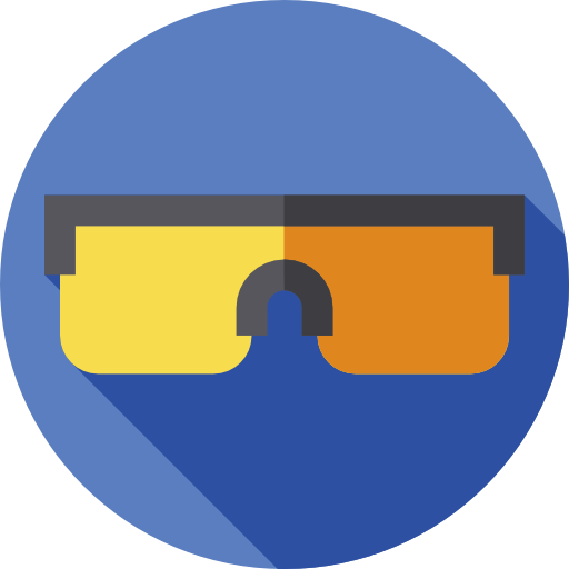 lentes de seguridad icono gratis