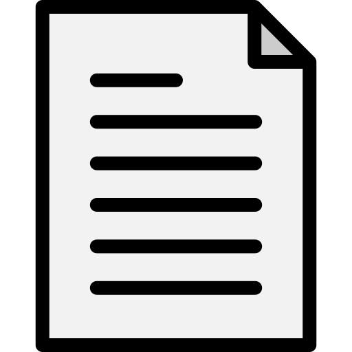 Document Generic Outline Color icon