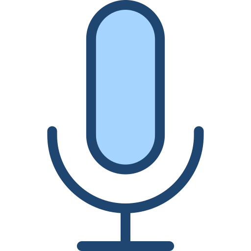 Voice Generic Blue icon