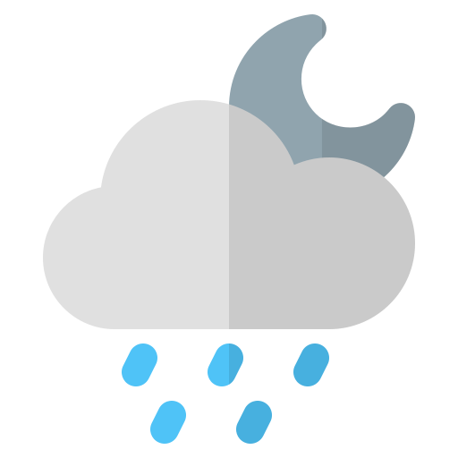 lluvia pesada icono gratis