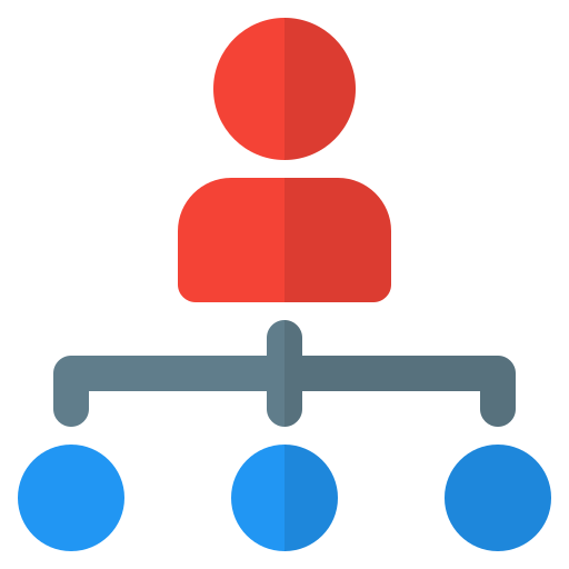 estructura de organización icono gratis