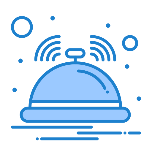 campana de la escuela icono gratis