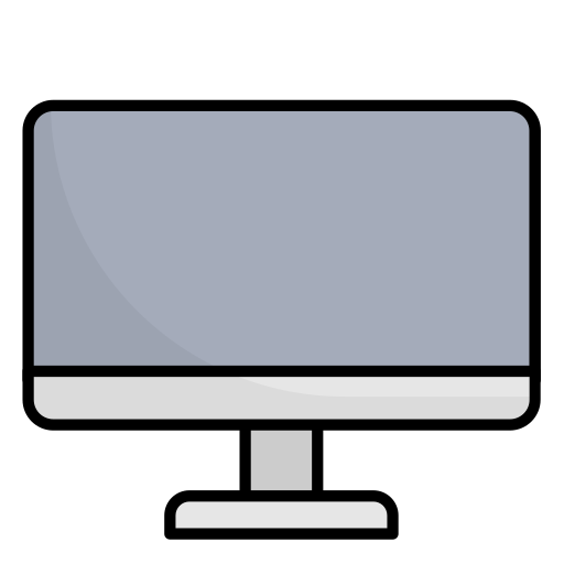 Screen Generic Outline Color icon