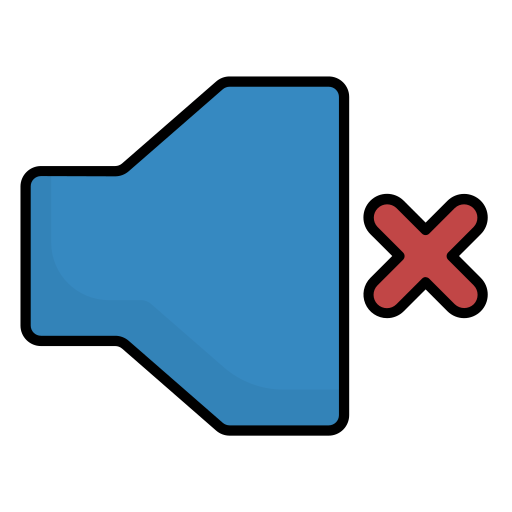 silencio icono gratis