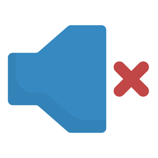 silencio icono gratis