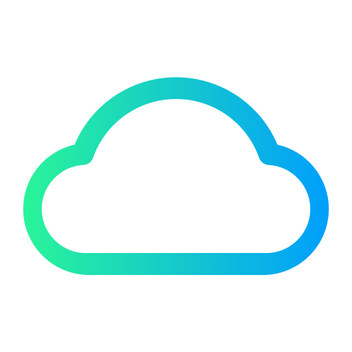 Cloud computing Generic Gradient icon