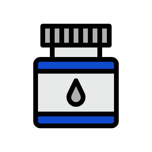 bouteille d'encre Icône gratuit