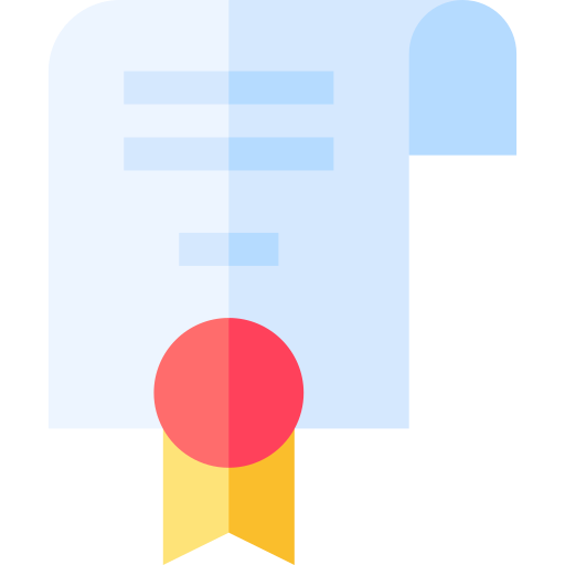 증명서 무료 아이콘