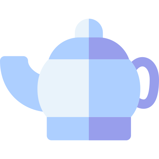 Teapot Basic Rounded Flat Icon