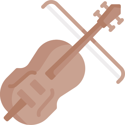 violín icono gratis