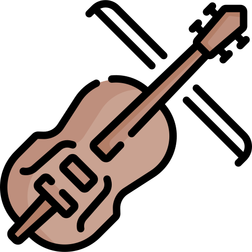 violín icono gratis