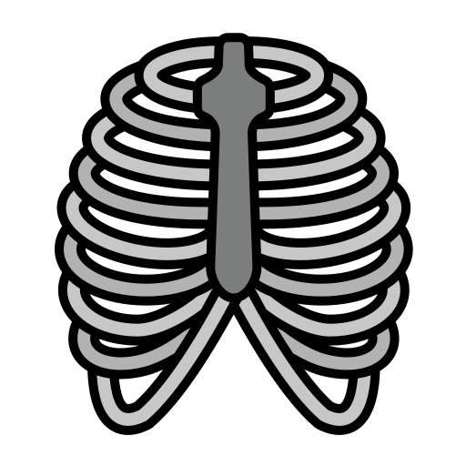 Rib cage Generic Outline Color icon